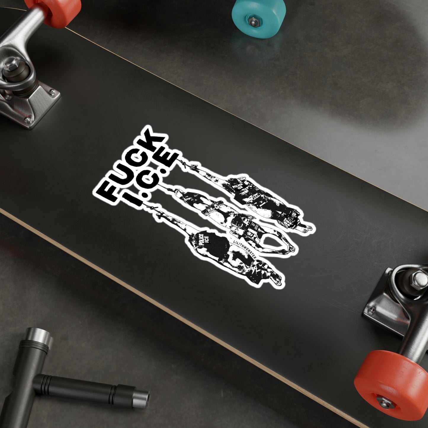 FUCK I.C.E Sticker