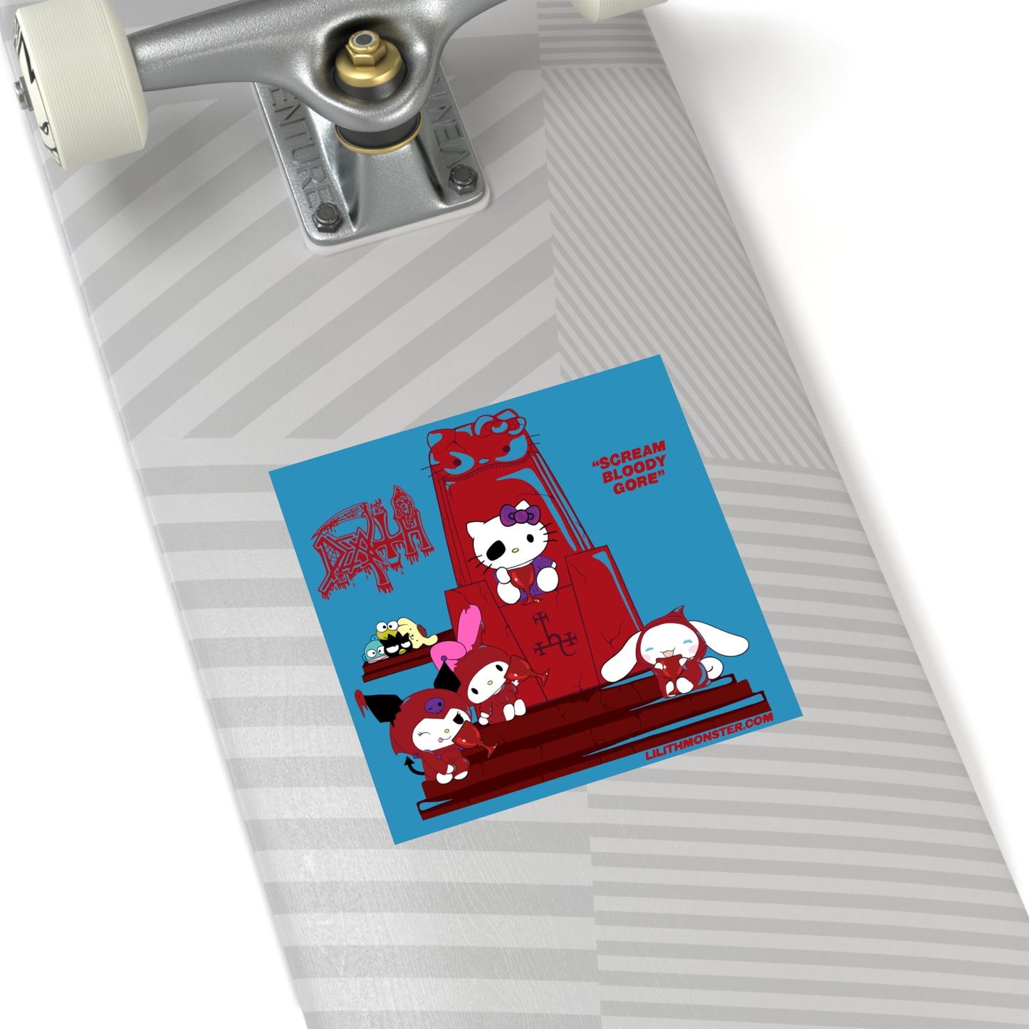 Death x HK sticker