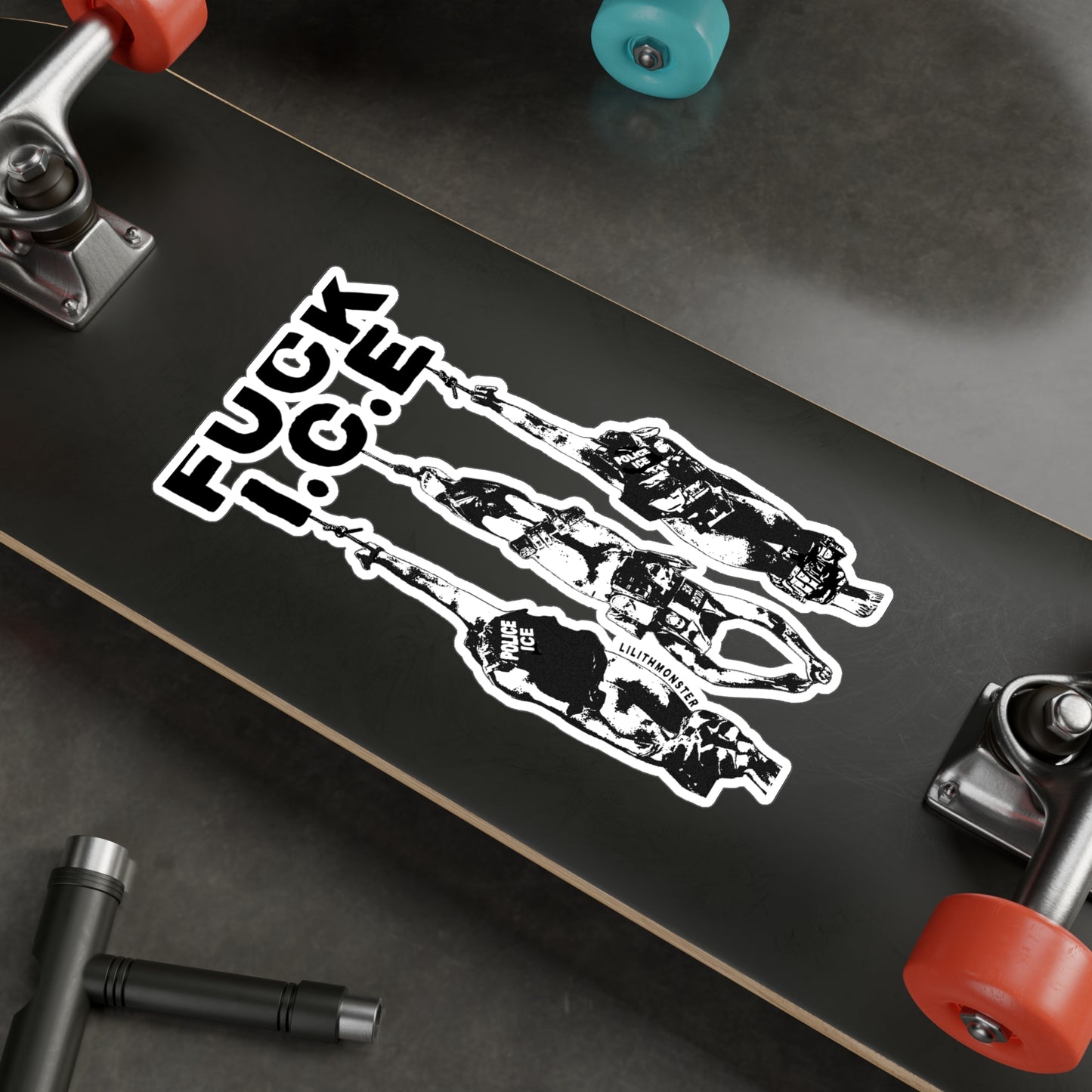 FUCK I.C.E Sticker