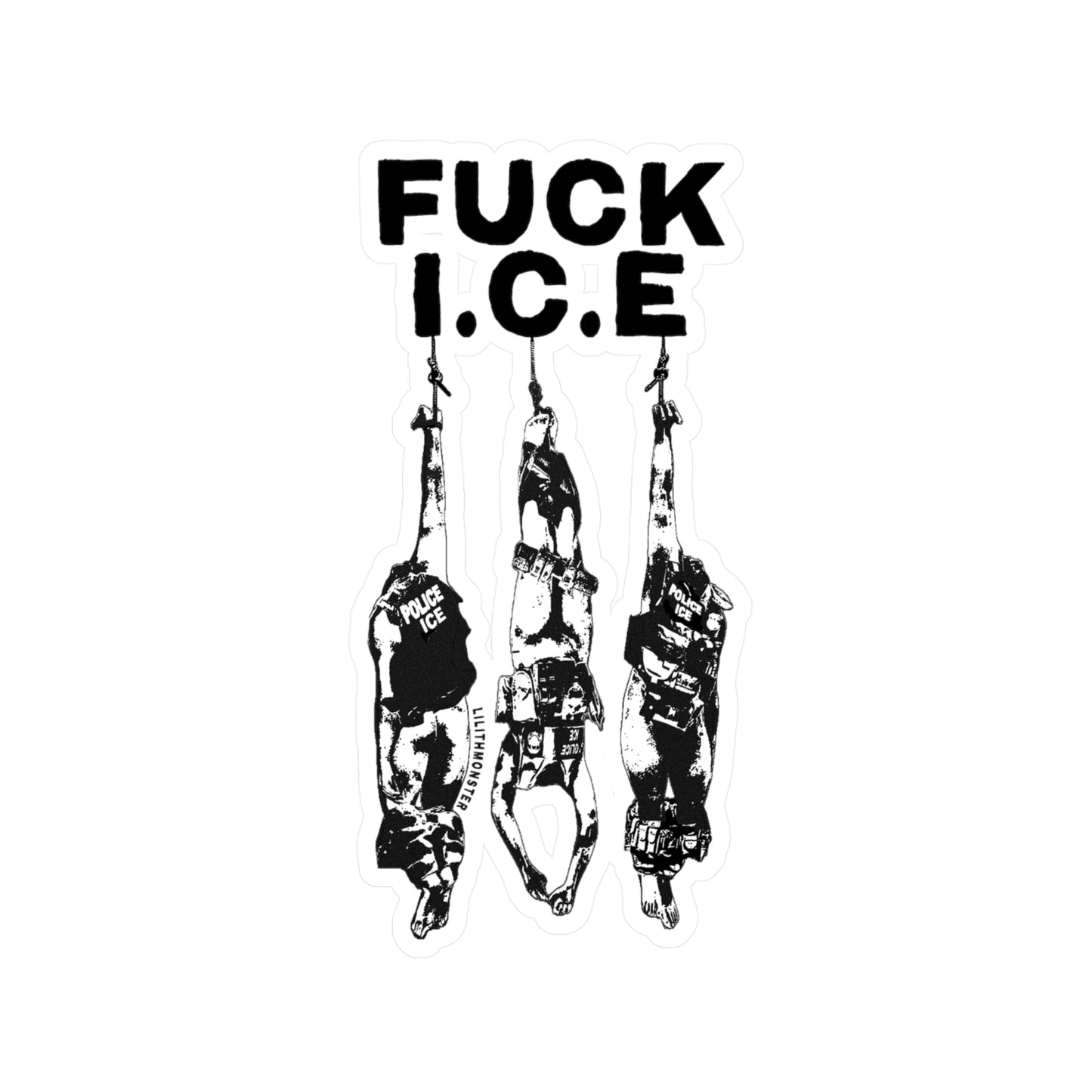 FUCK I.C.E Sticker