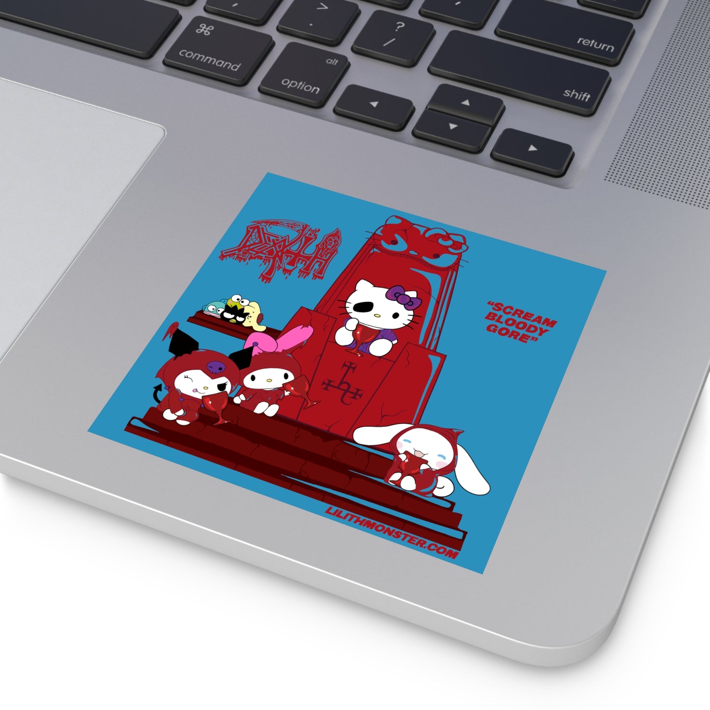Death x HK sticker