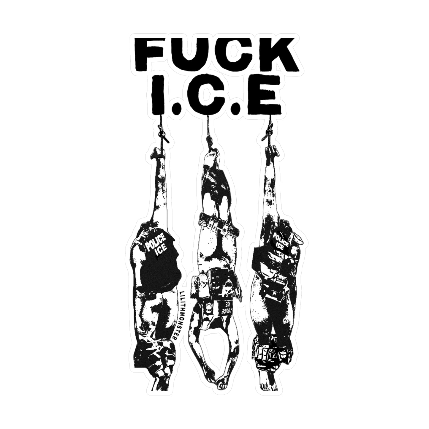 FUCK I.C.E Sticker